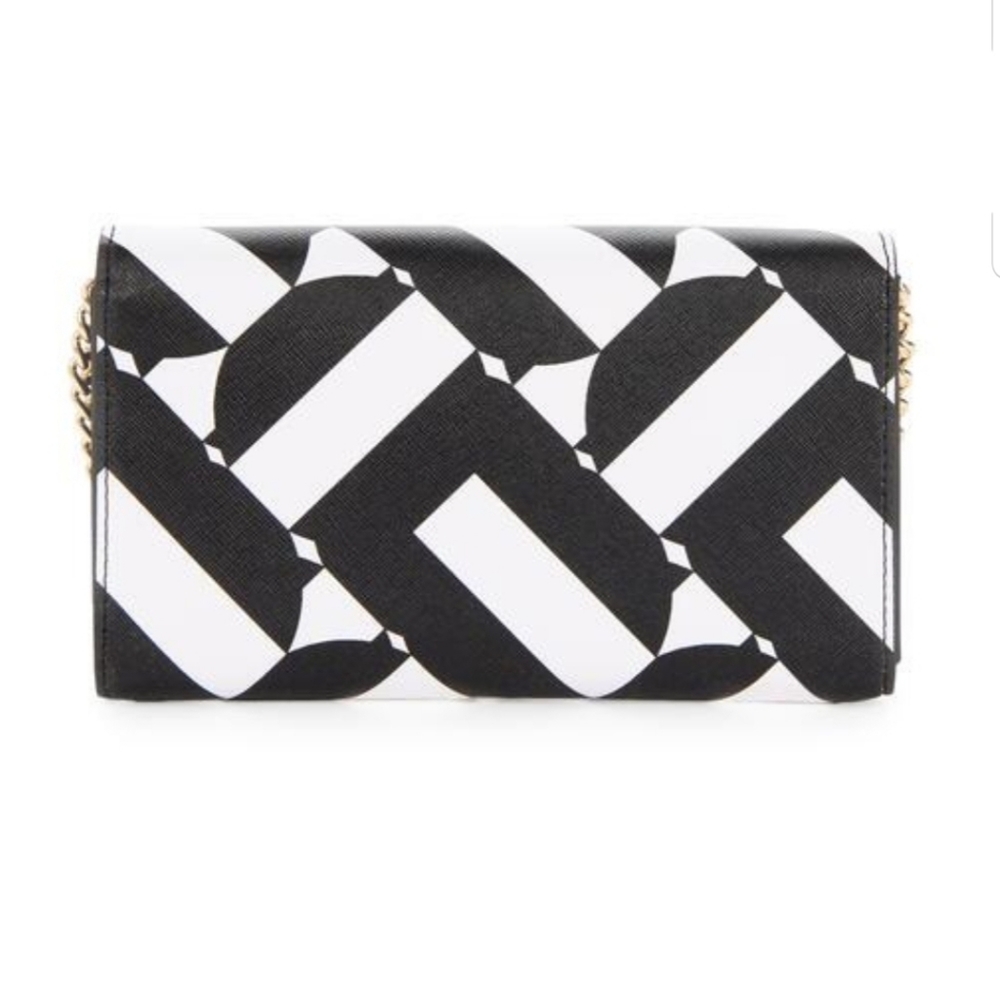 Trina Turk tri-fold wallet on a chain crossbody - Picture 2 of 8